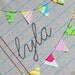Personalized Embroidery Hoop Art