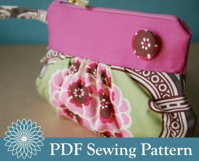 QUICKIE Clutch Handbag PDF Sewing Pattern