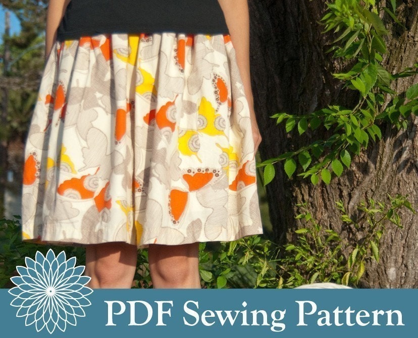 FLEURETTE Bubble and Summer Skirt PDF Sewing Pattern