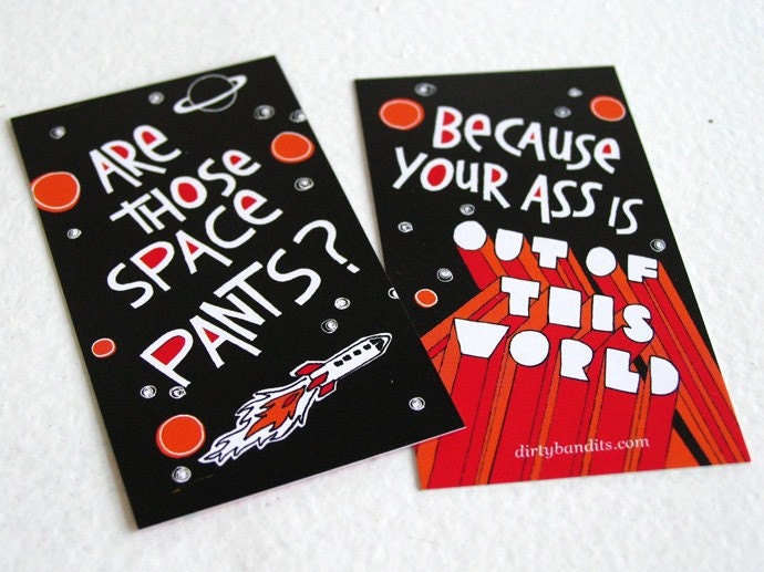 pick up line cards