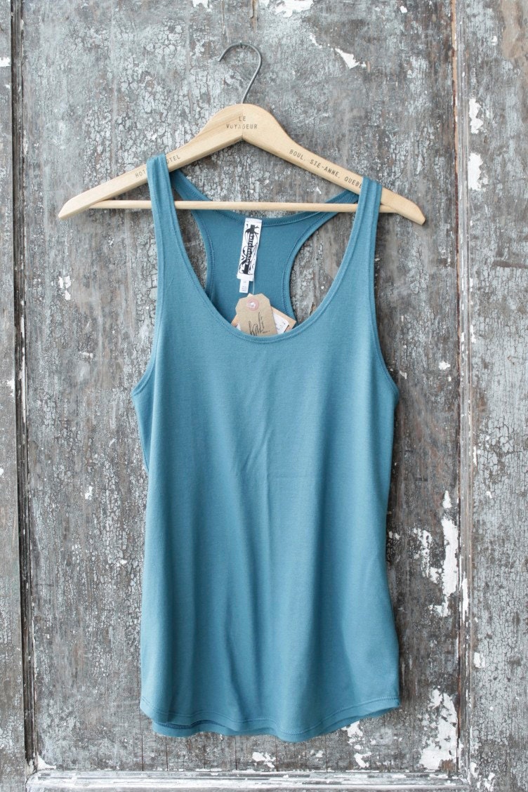 SALE Kali Summer Scoop Neck Racerback Modal Tank Top