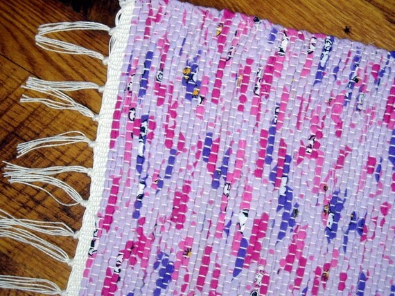 AVA GRIER Woven Rag Throw Rug 531