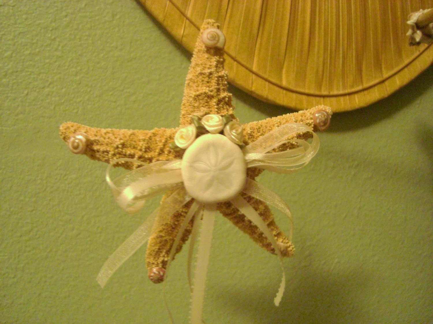 Starfish Ornament, Bridal Shower or Wedding Favor