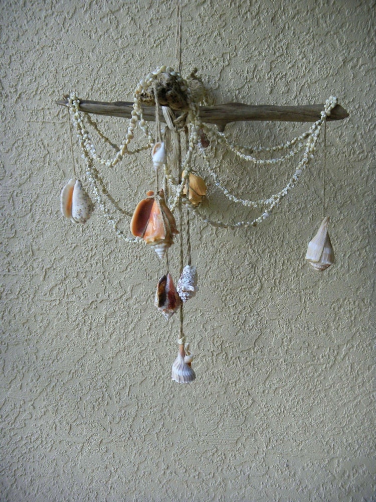 Mobile, Seashell and Driftwood Mobile