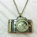 Camera Necklace - Steampunk Camera - Jewelry by BirdzNbeez