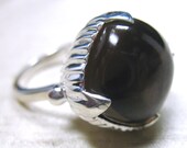 The Amphora Ring- Smoky Quartz and Sterling