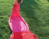Girls Pink Mermaid Tail Towel / Beach Towel / Great Gift / Pretend play