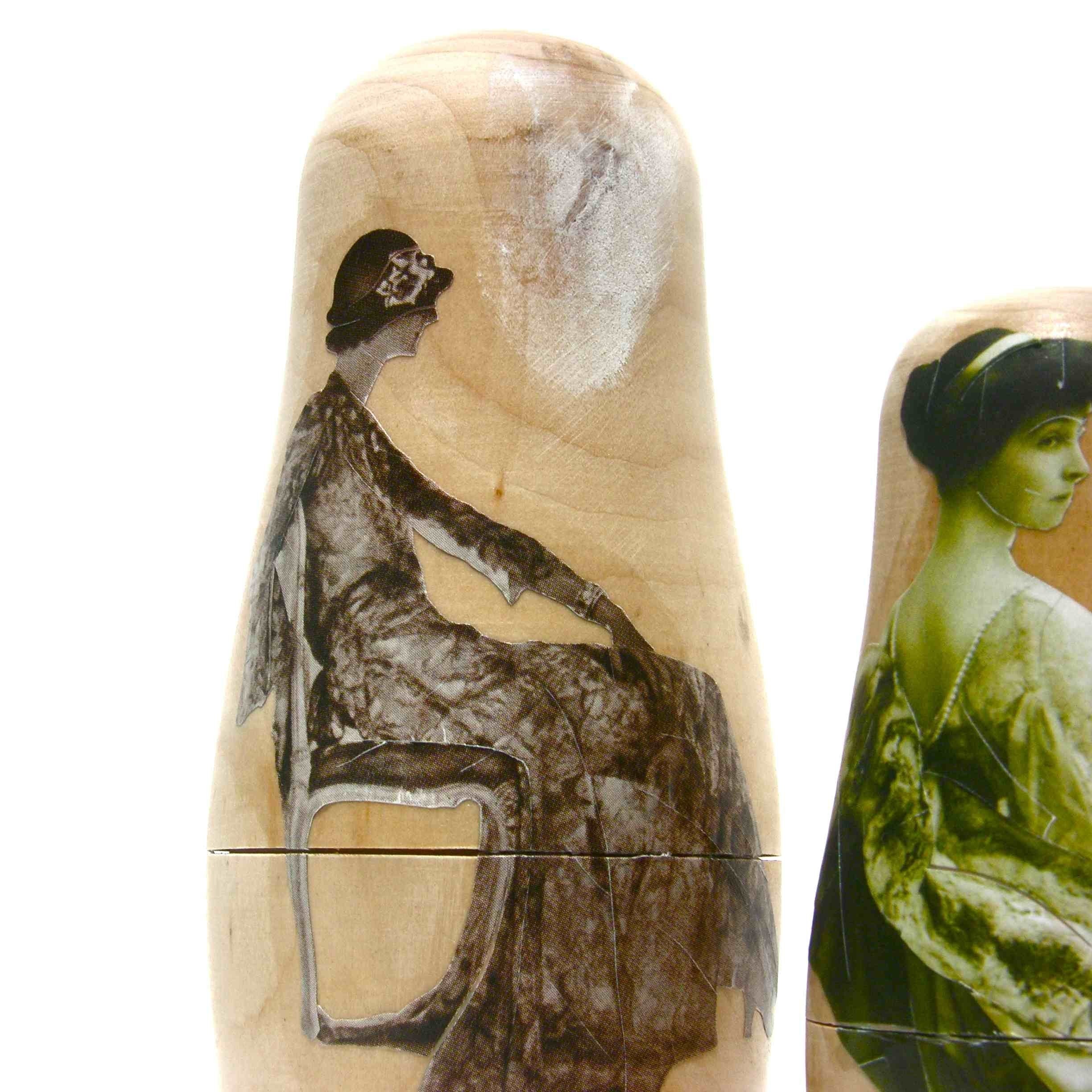 SALE Repose, Set of 5 Nesting Dolls