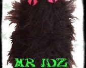 Mr Idz, cuddly, mischievous Furry Demon, gothic gift, pet