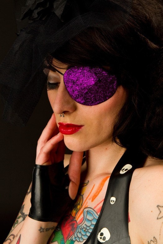 Glitter Eye Patch, Glam, Sparkle, many colours available