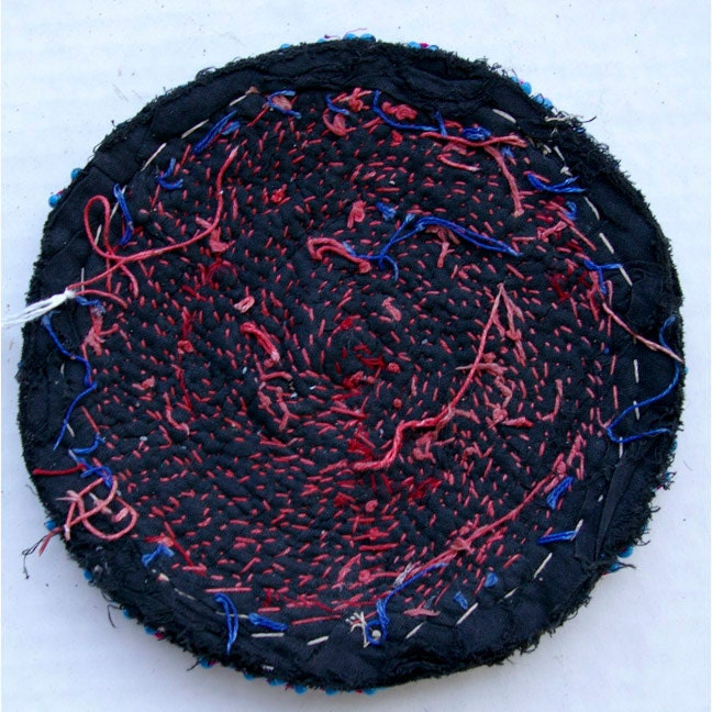 Afghanistan: ''Gul I Peron''- Tribal Beaded Disk, 101