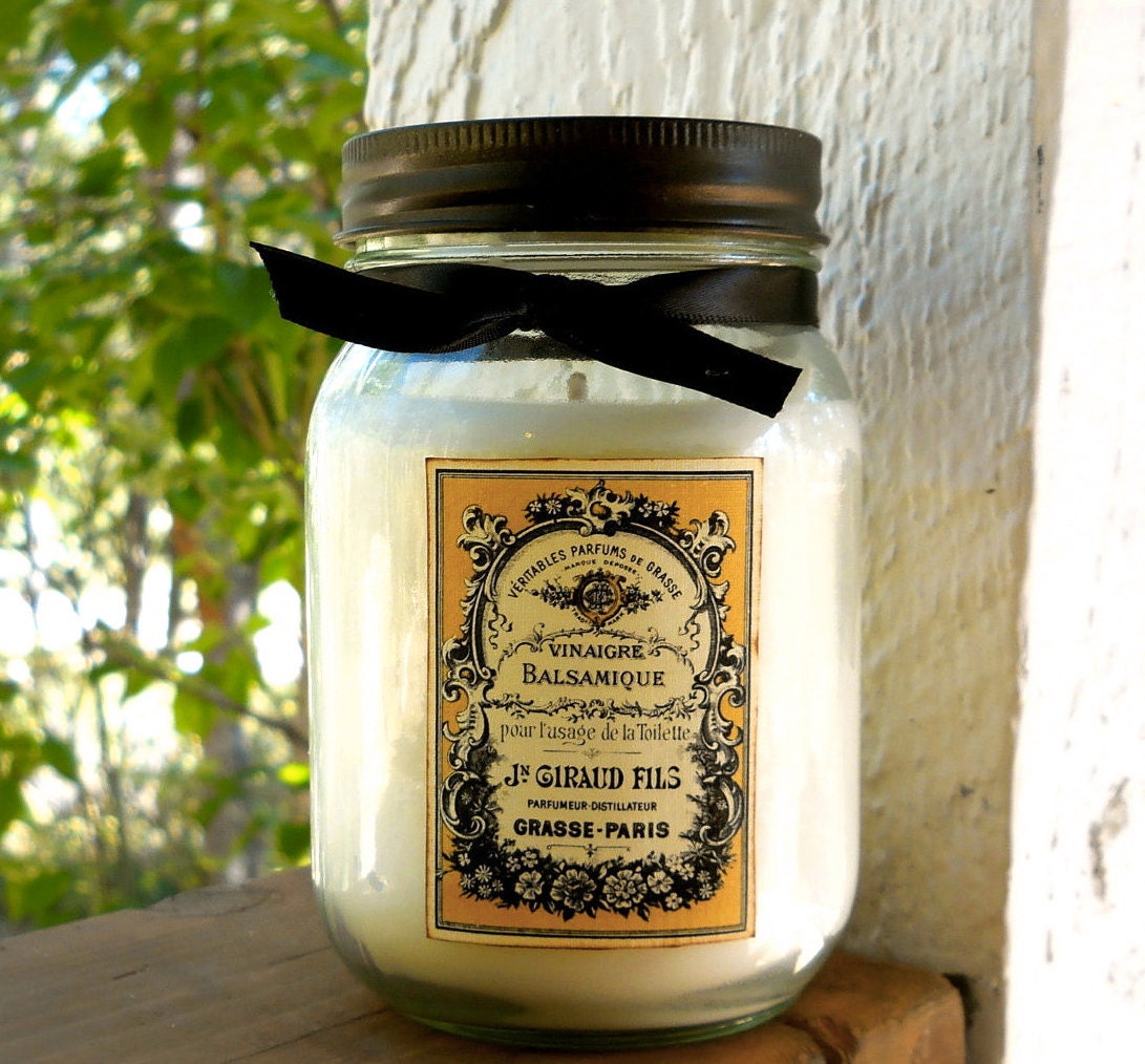 OOH LA LA 16 oz Large Candle featuring Antique style label very strong decadent fragrance