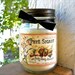 APPLE PEAR GALETTE 16 oz Jar Candle featuring Antique style label Shabby Chic cottage romantic