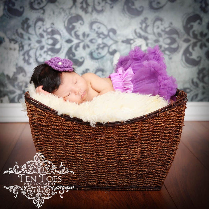 Sale .............. Purple  Pettiskirt  SZ     P, NB, 3, 6, 9, 12, 14m