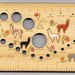 Alpaca Meadow Deluxe Knitters Rule Bamboo Needle Gauge