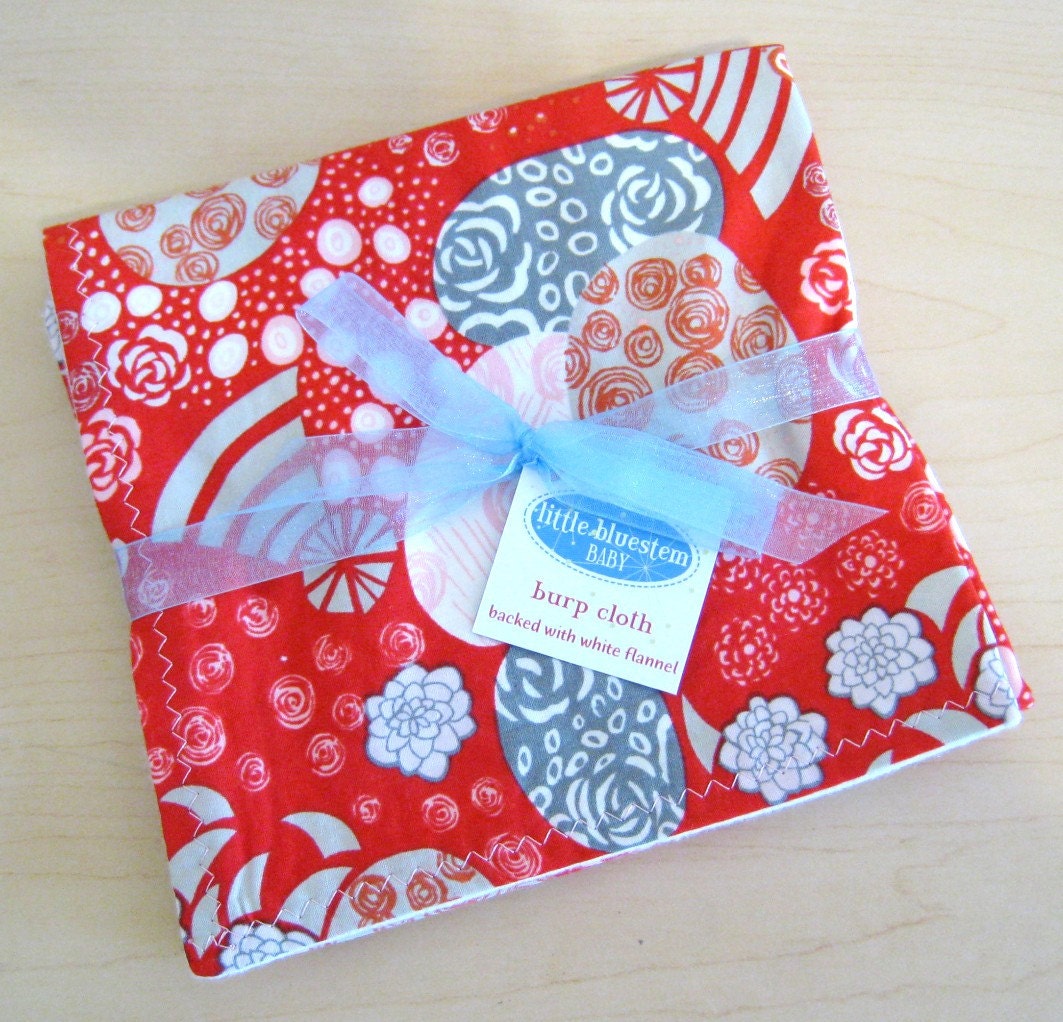 Yen Rose infant burp cloth