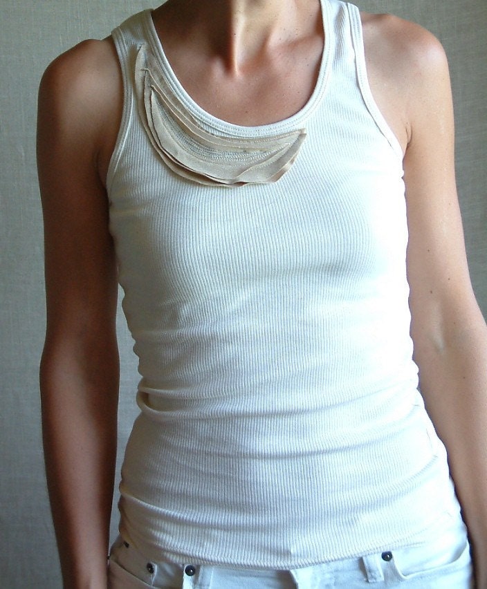 S  Dunes Organic Tank Top (natural, small) by Hende