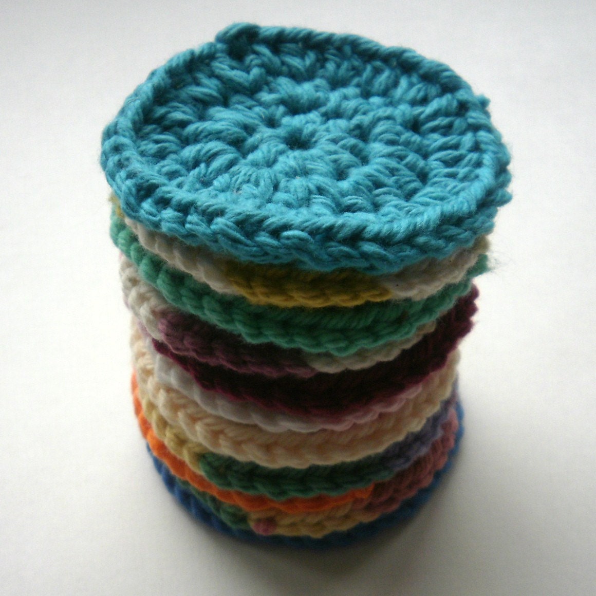 Mini Facial Scrubbies -- Set of 10