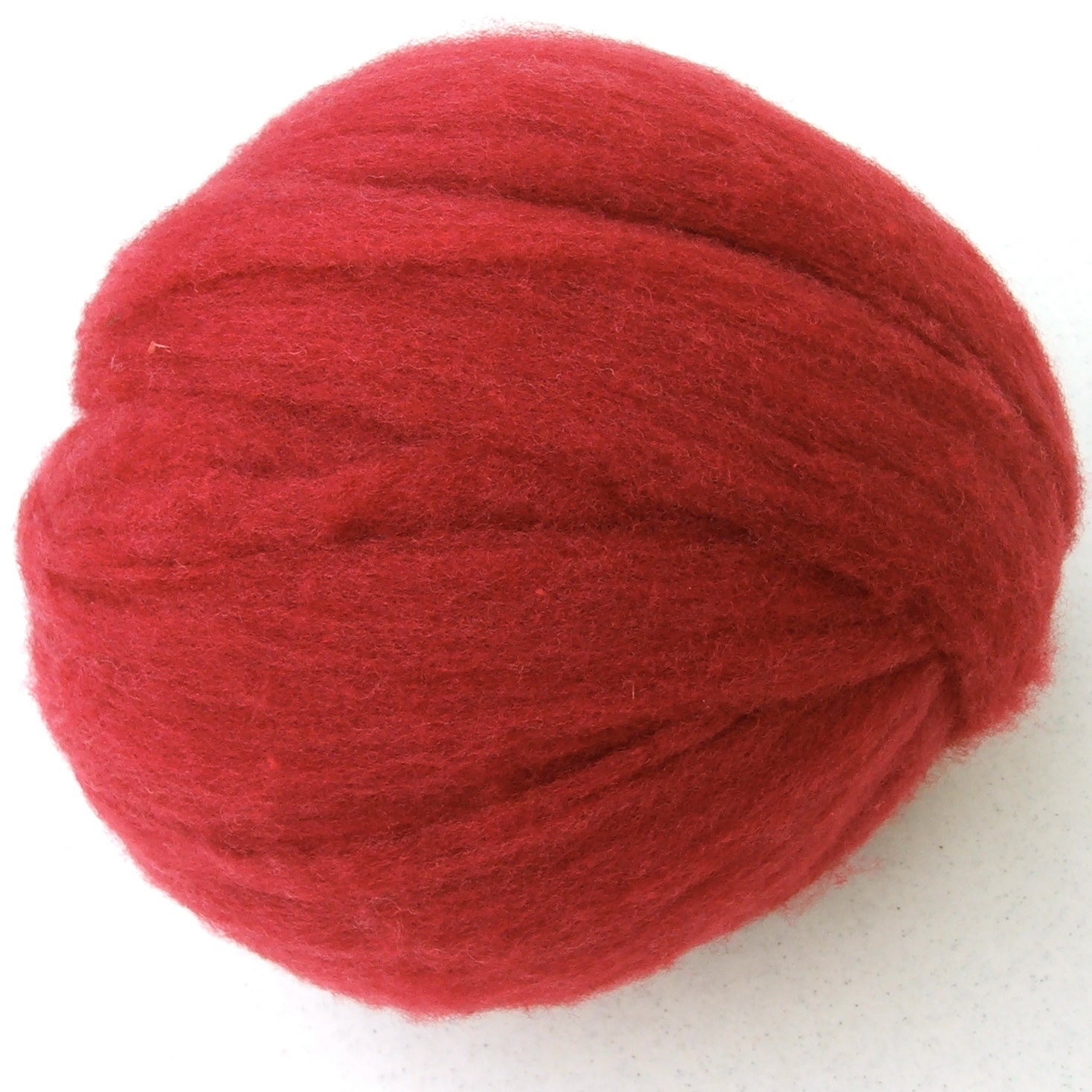 Roving for Spinning -- Polypay Wool Strawberry -- 4 oz.