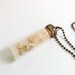 Sand and Shells Necklace, Soldered Vial Pendant, Seashells and Sand Zen Necklace, The Beach Necklace, Soothing Beach Charm