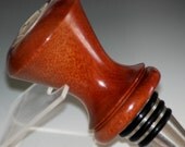 Bloodwood Wine Stopper  BUFFALO NICKEL  Stainless Steel