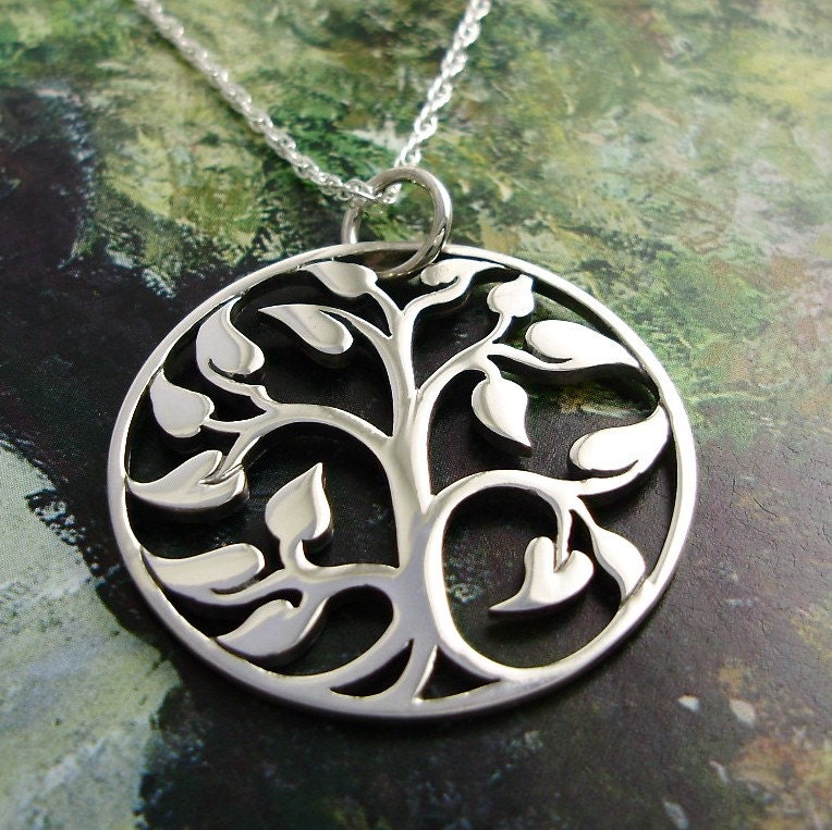 Free Shipping Large tree of life necklace