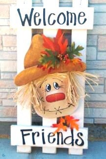 Picket Fence Scarecrow Patten Packet