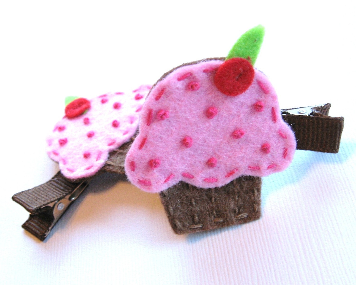 Pinkalicious pink strawberry cupcake no slip clippie