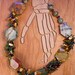 Jasper, Amber, Garnet, and Pearl Garden Necklace