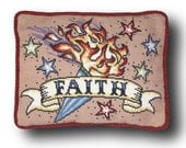 Faith Tattoo Needlepoint Kit