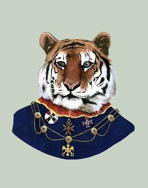 Tiger print 11x14