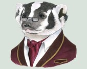 Badger print 8x10
