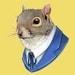 Squirrel print 8x10
