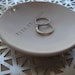 Wedding Ring Holder Ring Pillow Alternative WITH THIS RING Ring Bearer Bowl commitment ceremony dish ring plate by Paloma's Nest