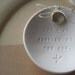 wedding ring holder dish- Ring Bearer Bowl - Married by the Sea  beach wedding or commitment ceremony, star fish design - by Paloma's Nest