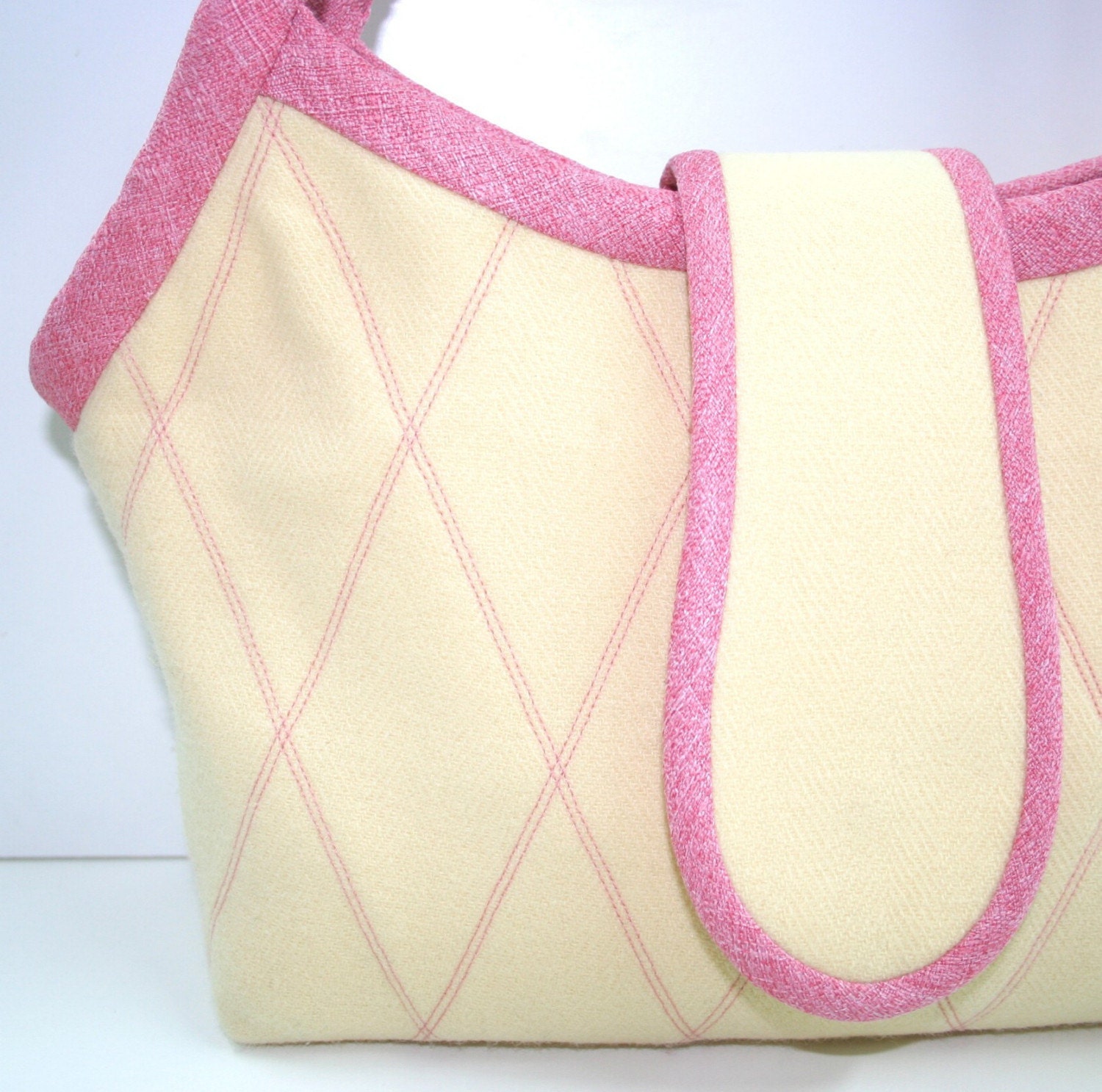 Buttercream Recycled Wool Bag