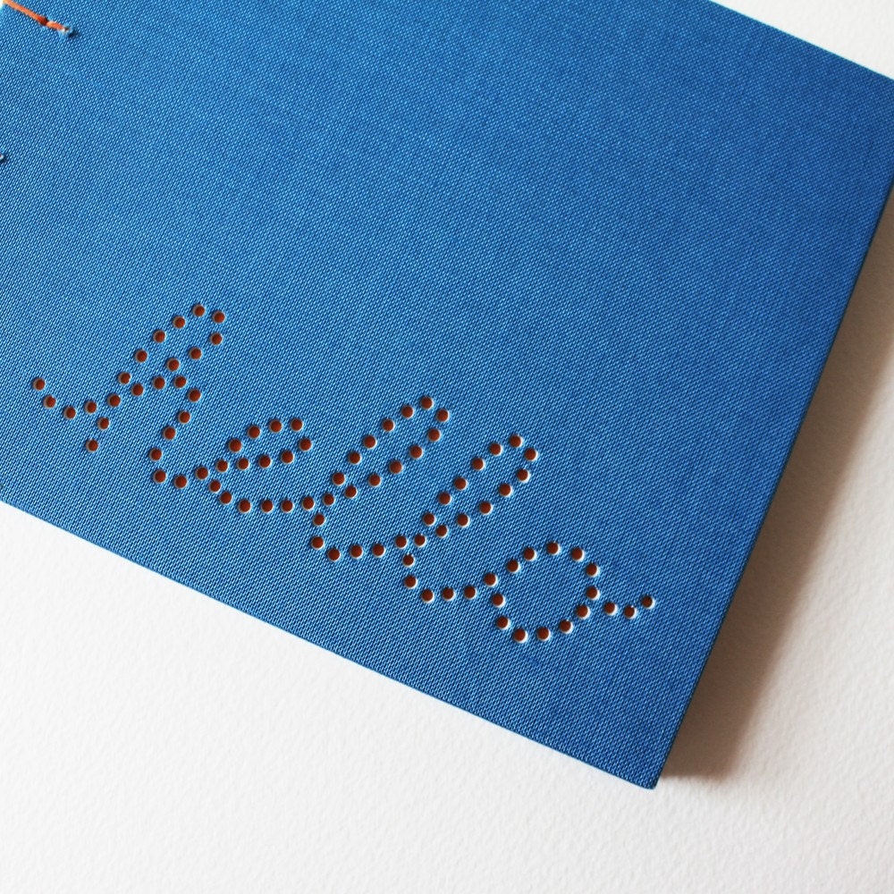 hello blank journal ... blue