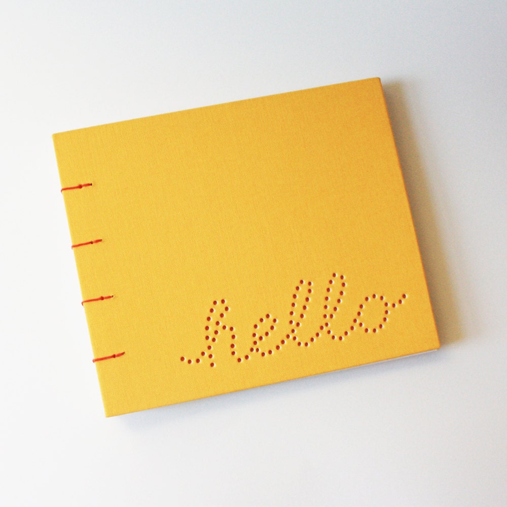 hello blank journal ... yellow