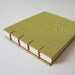burst design blank journal ... chartreuse