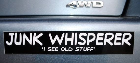 Junk Whisper Bumper Sticker