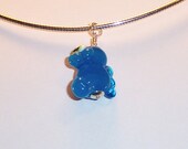 Lampwork Glass Pendant: Seafoal