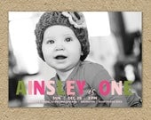 girl birthday party invitation with photo - birthday girl