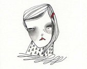 original illustration drawing-time away