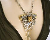 Steampunk Necklace -  Octopussy, Steampunk Jewelry, Octopus Necklace, Octopus Jewelry, Cthulhu Necklace, Cthulhu jewelry