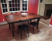 Farm Table with Tapered Legs