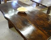 Incredible 76 x 38  Bradley Slab Table    Farm Tables