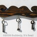 Half Pint Mustache key hook for small spaces