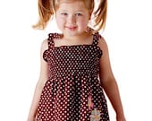 Polka Dot Bloom Handmade Shirred Top 4T\/5T New Ready to Ship