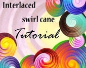 NEW TUTORIAL - interlaced SWIRL cane - pdf polymer clay cane