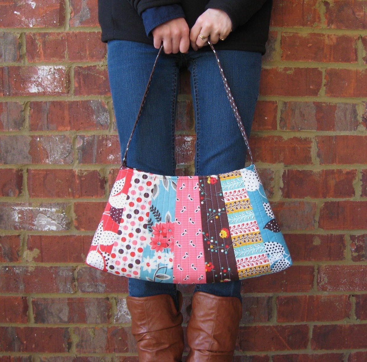 Sweet Pea Flea Market Fancy Bag